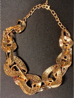 Gold Chunky Link Necklace - Women Jewelry